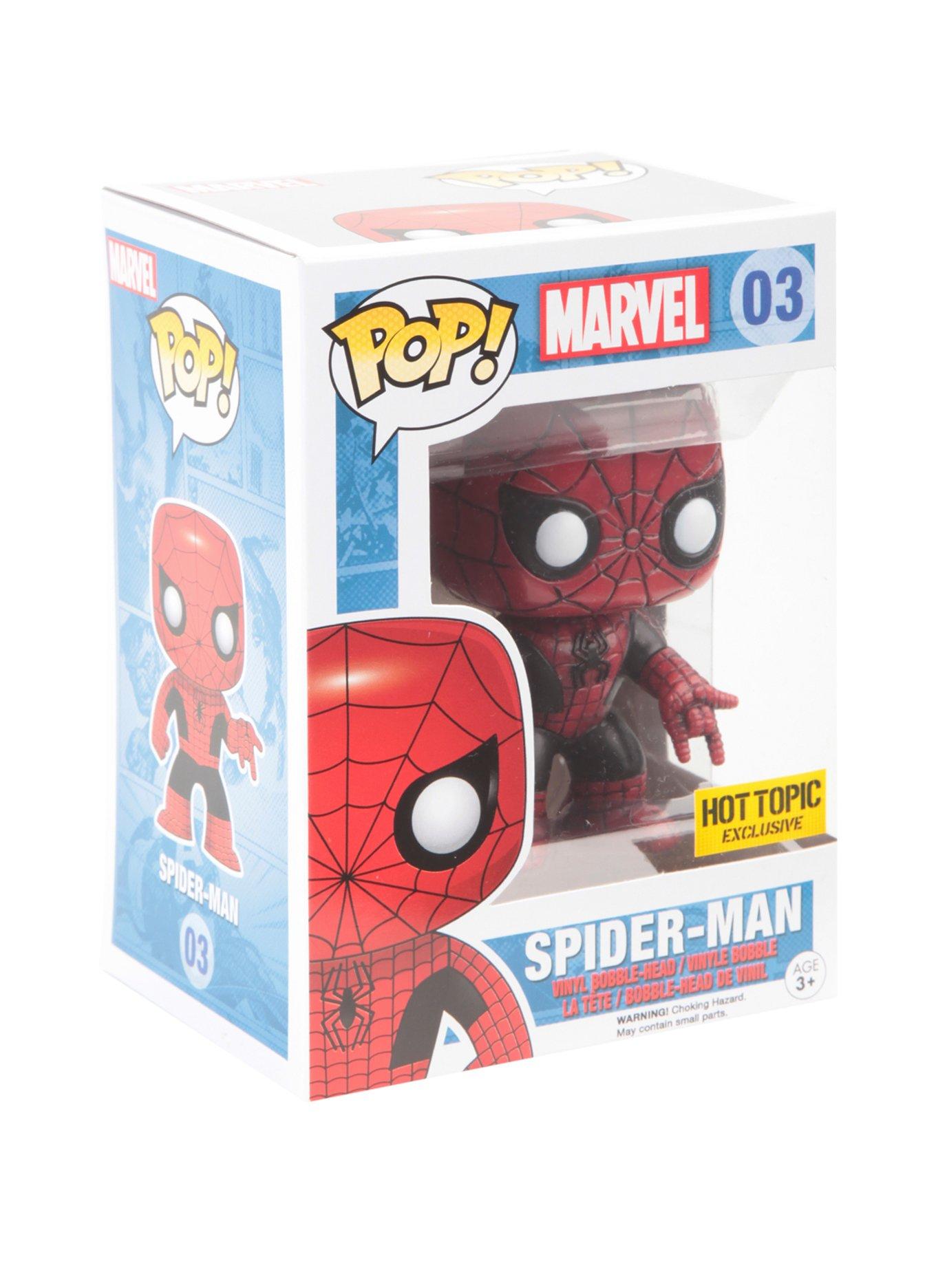 Spider man funko shop pop hot topic