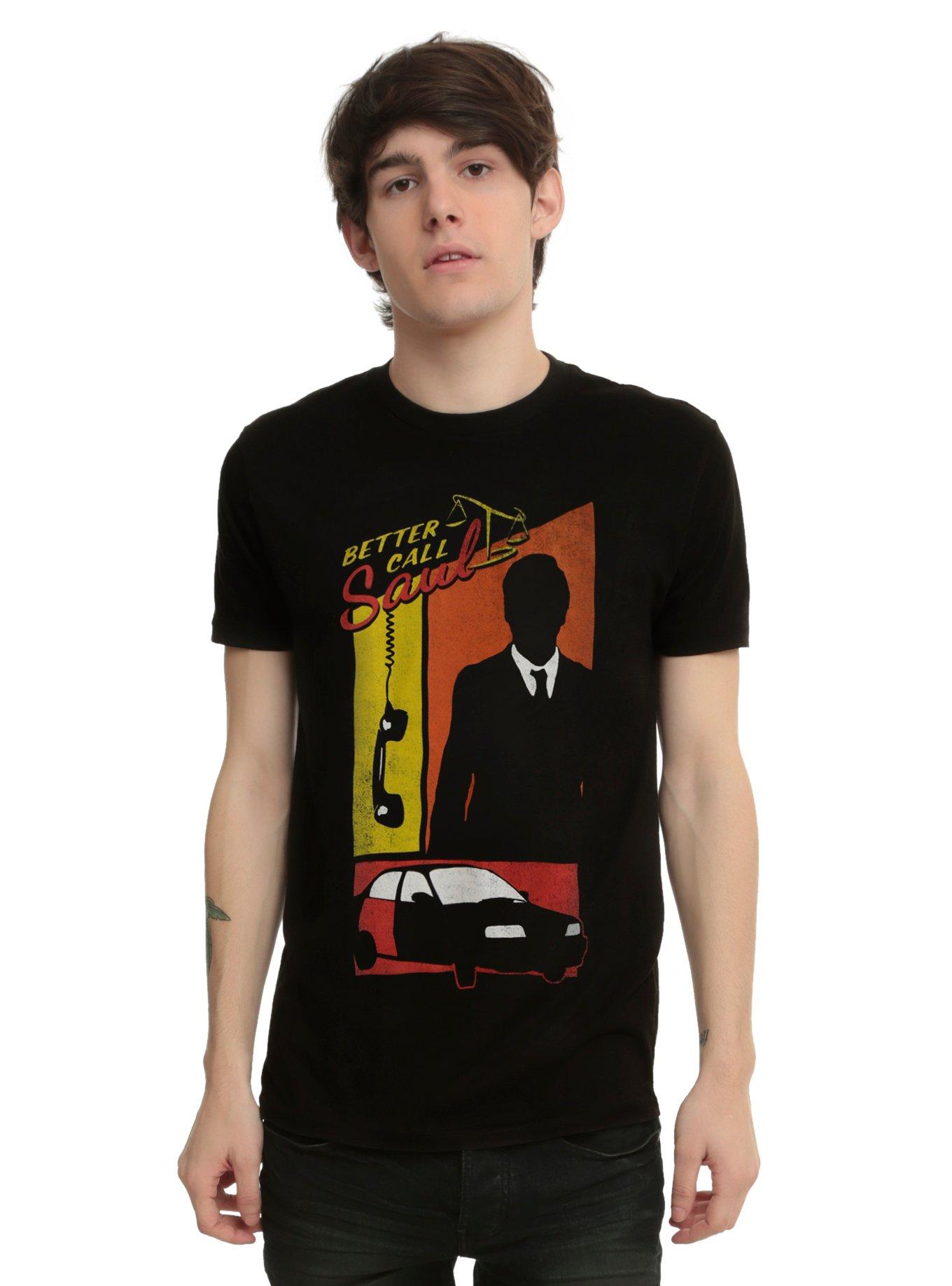 Better Call Saul Panels T-Shirt, BLACK, hi-res