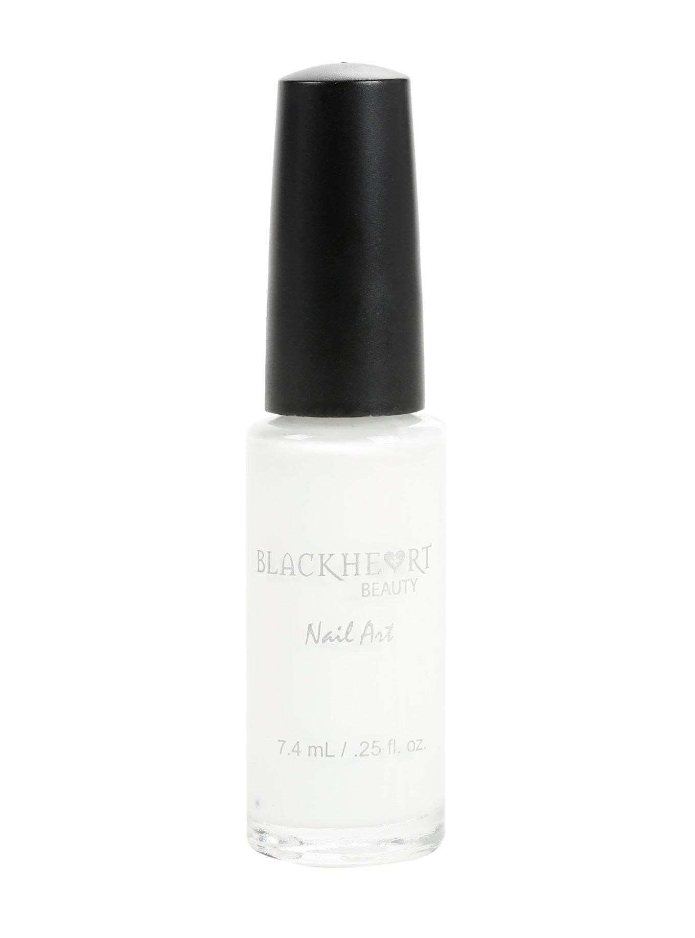 Blackheart Beauty Nail Art White Nail Polish, , hi-res