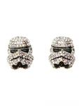 Star Wars Stormtrooper Bling Stud Earrings, , hi-res