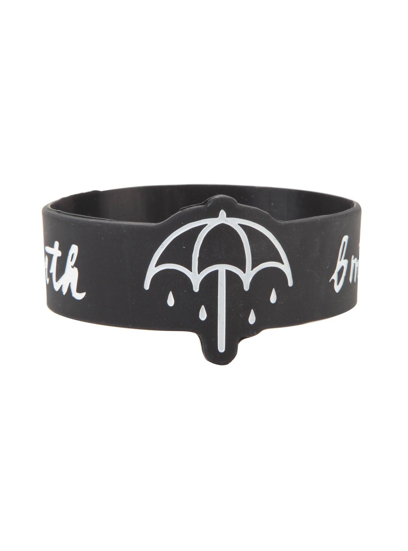 Bring Me The Horizon Umbrella Die-Cut Rubber Bracelet, , hi-res
