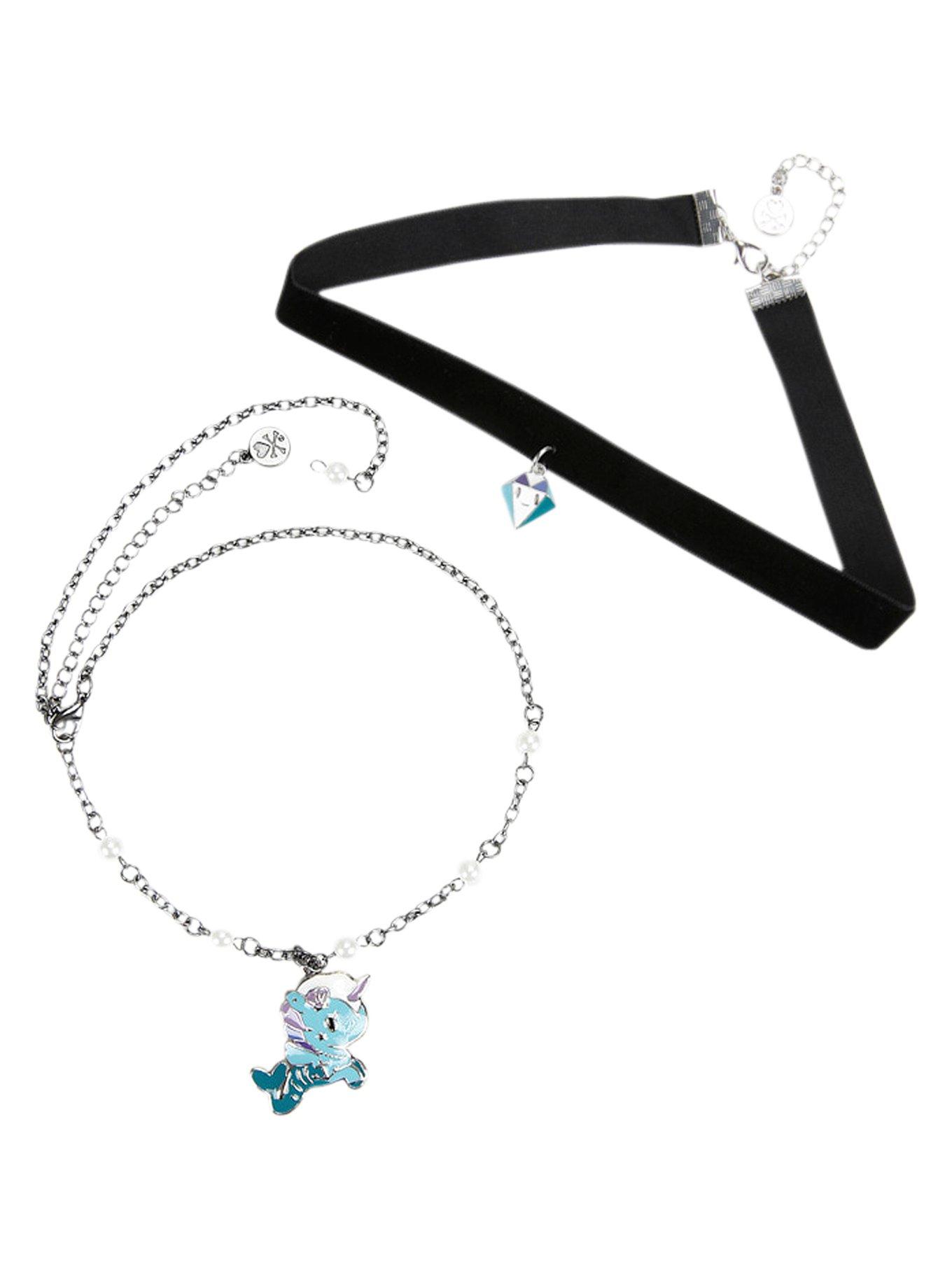 Tokidoki Mermicorno Choker & Chain Necklace Set, , hi-res