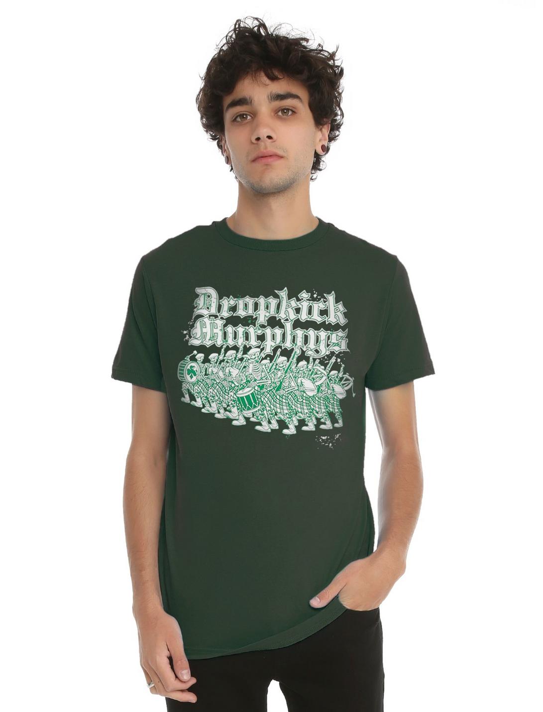 Dropkick Murphys Bagpiper Army T-Shirt, , hi-res