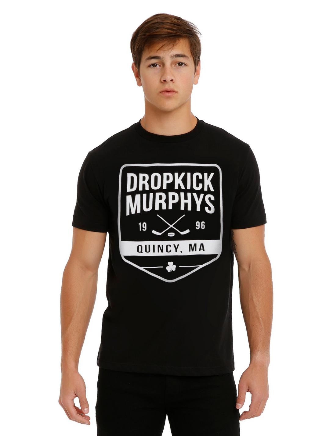 Dropkick Murphys Hockey Logo T-Shirt, BLACK, hi-res