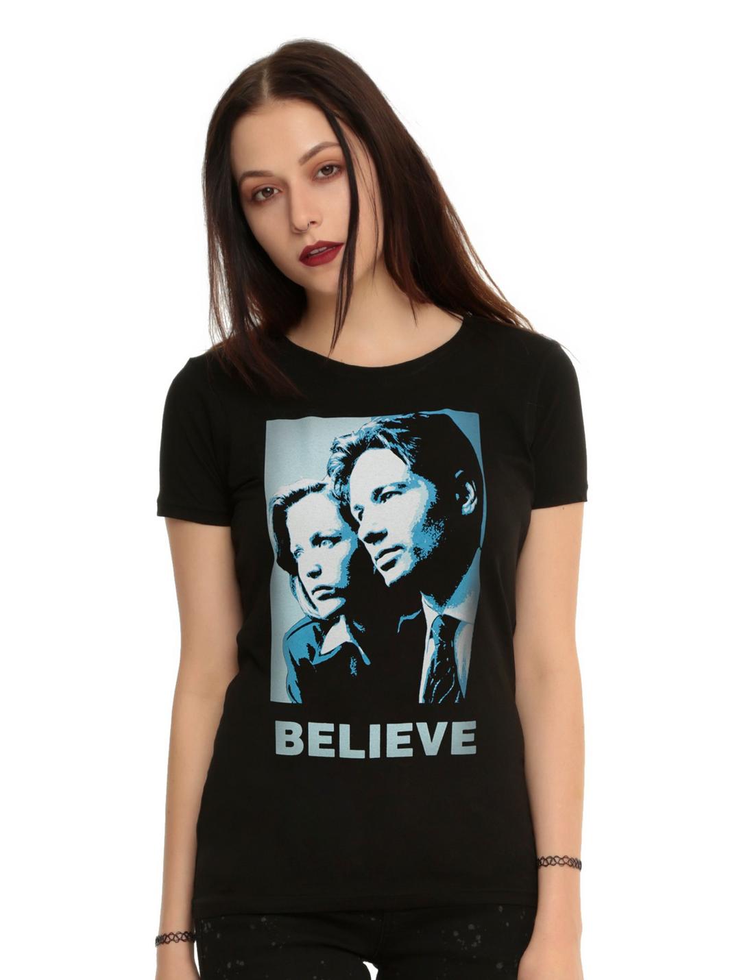 The X-Files Believe Girls T-Shirt, , hi-res