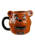 Five Nights At Freddy's Freddy Fazbear Molded Ceramic Mug, , hi-res