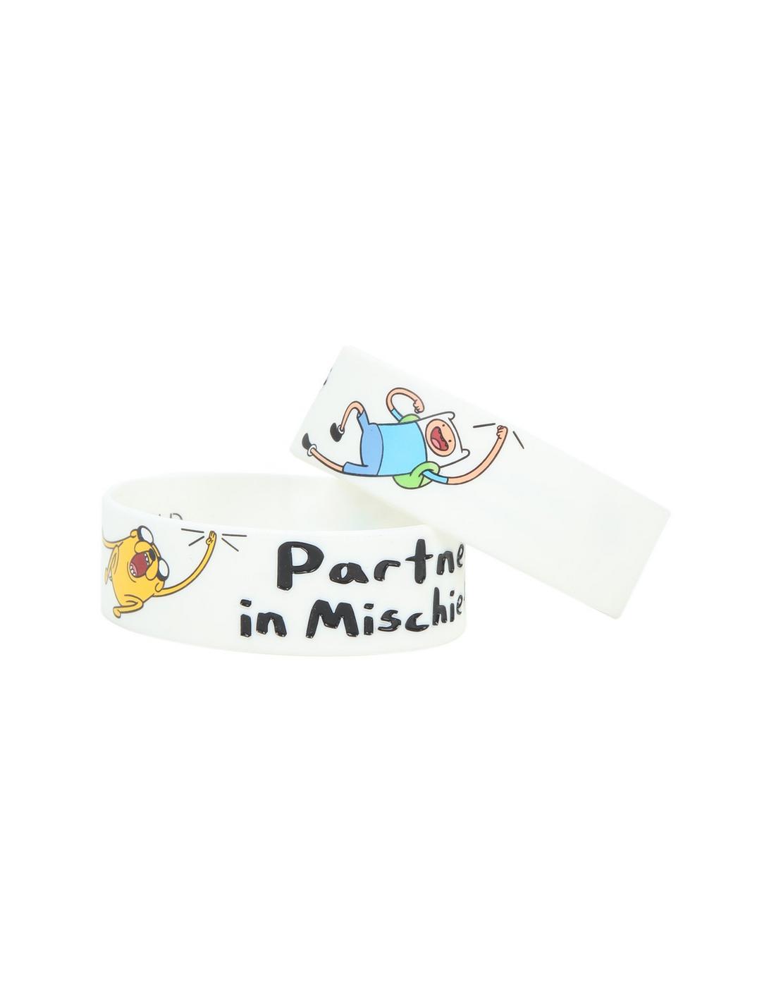 Adventure Time Partners In Mischief Rubber Bracelet Set, , hi-res