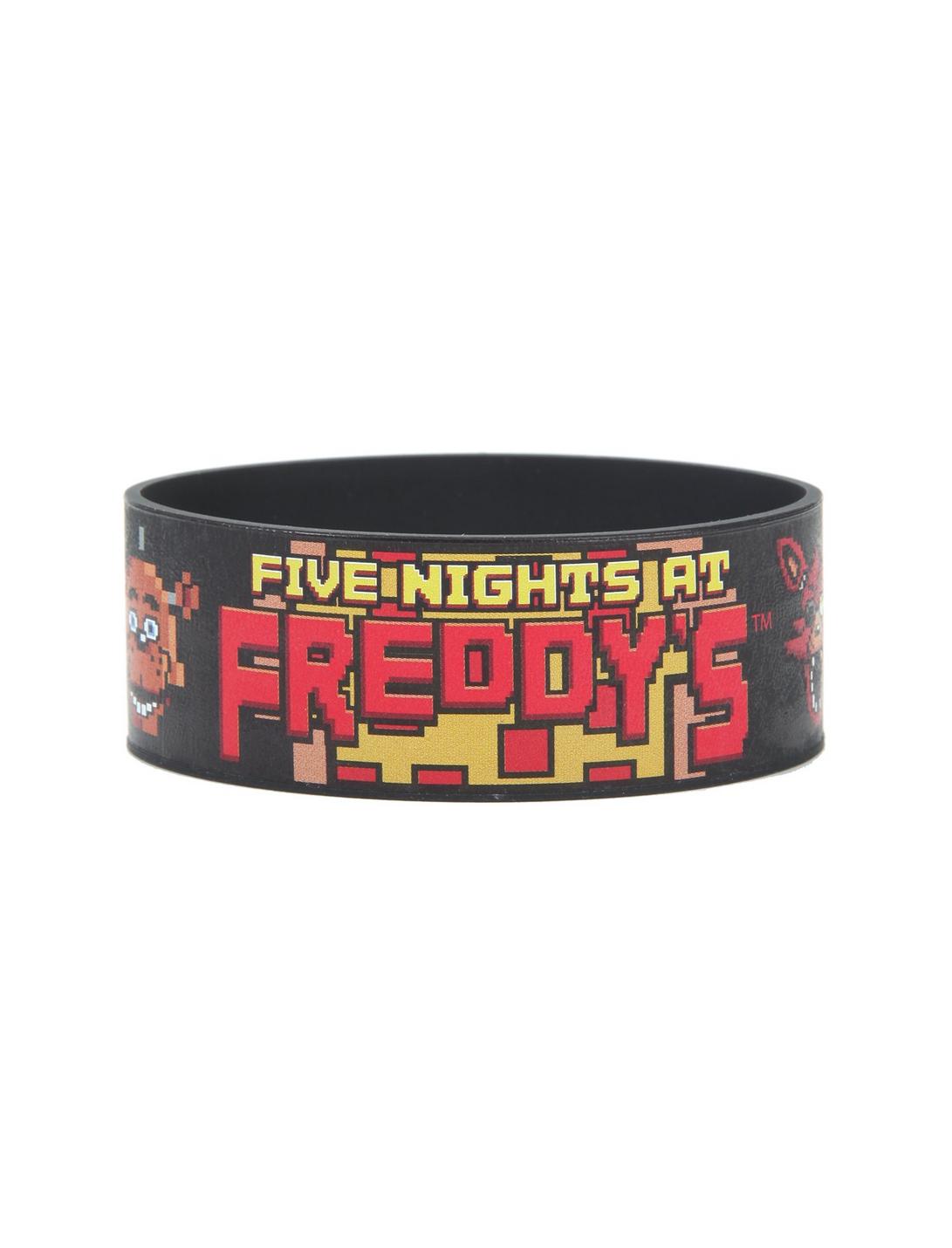 Five Nights At Freddy's 8-Bit Rubber Bracelet, , hi-res