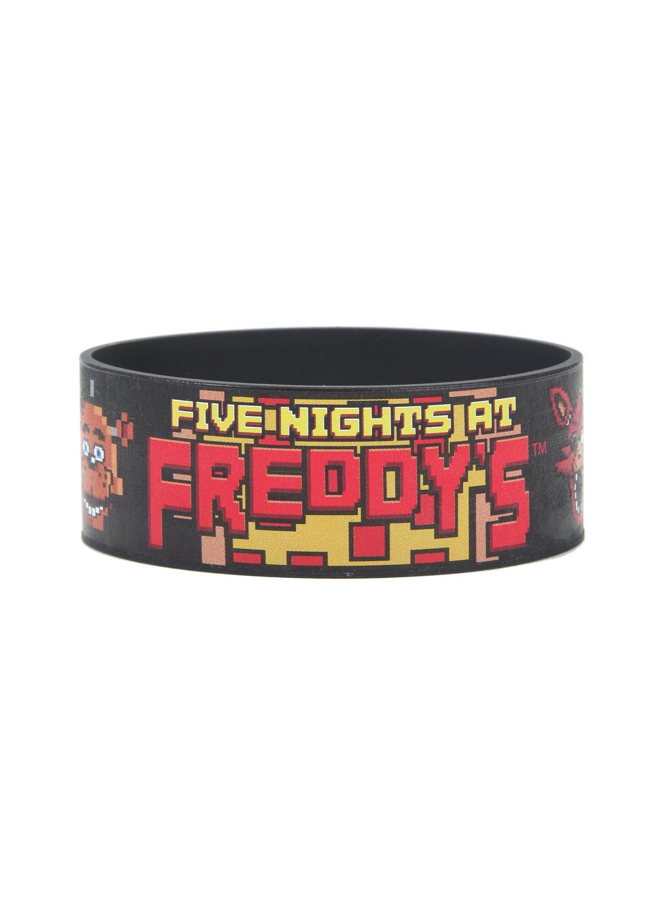 Five Nights At Freddy's 8-Bit Rubber Bracelet, , hi-res