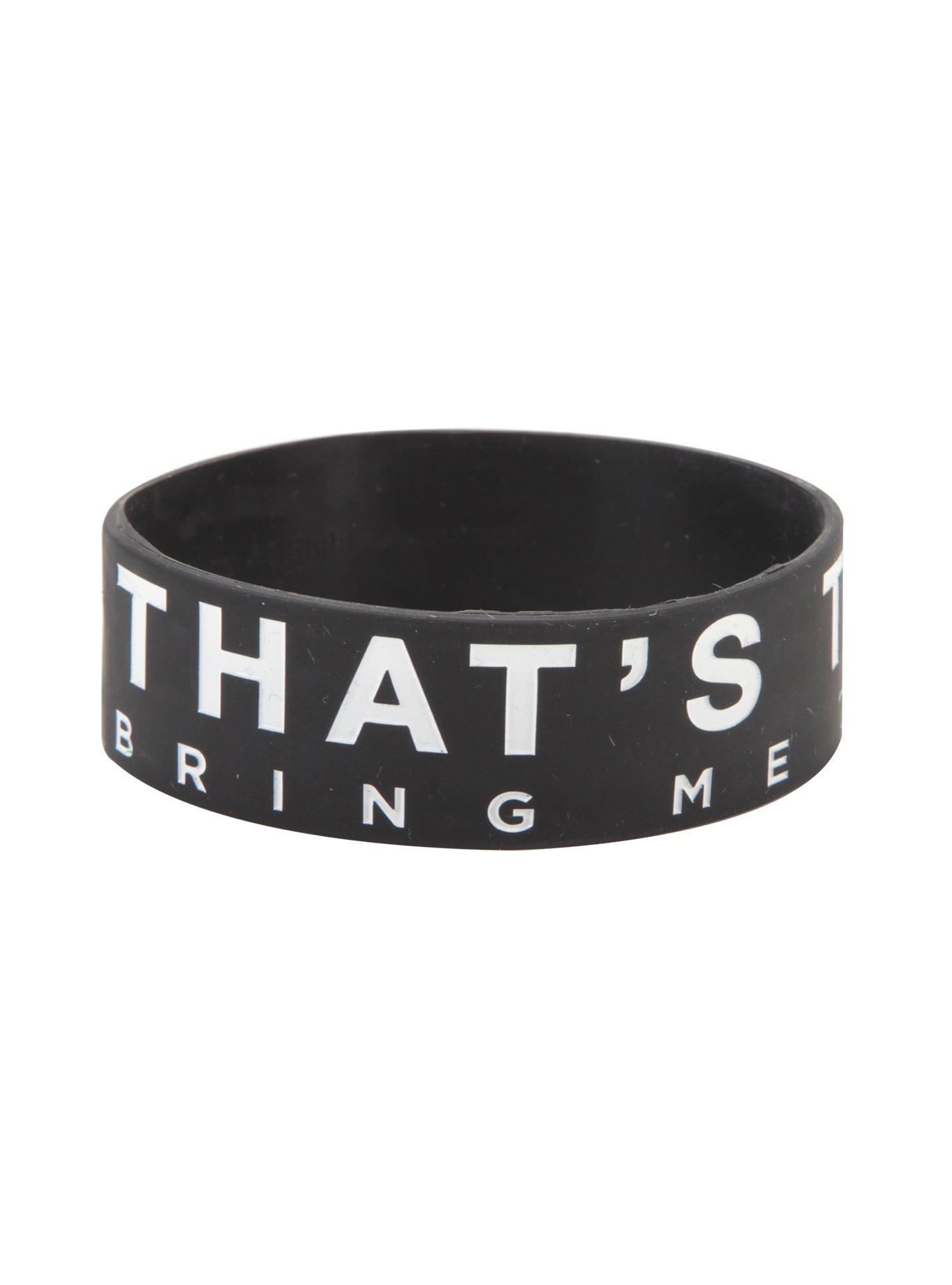 Bring Me The Horizon That's The Spirit Rubber Bracelet, , hi-res