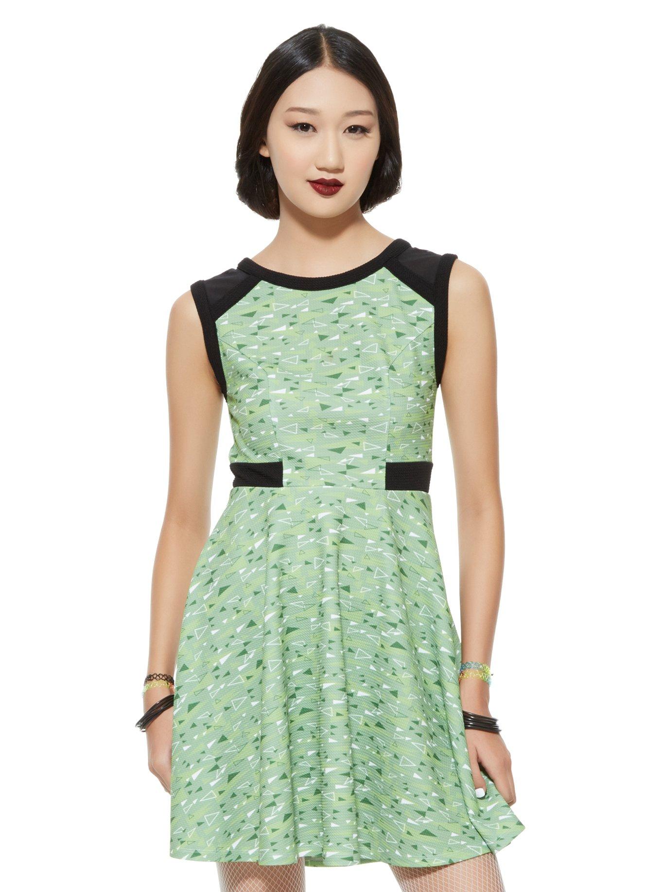The Powerpuff Girls Buttercup Dress, GREEN, hi-res