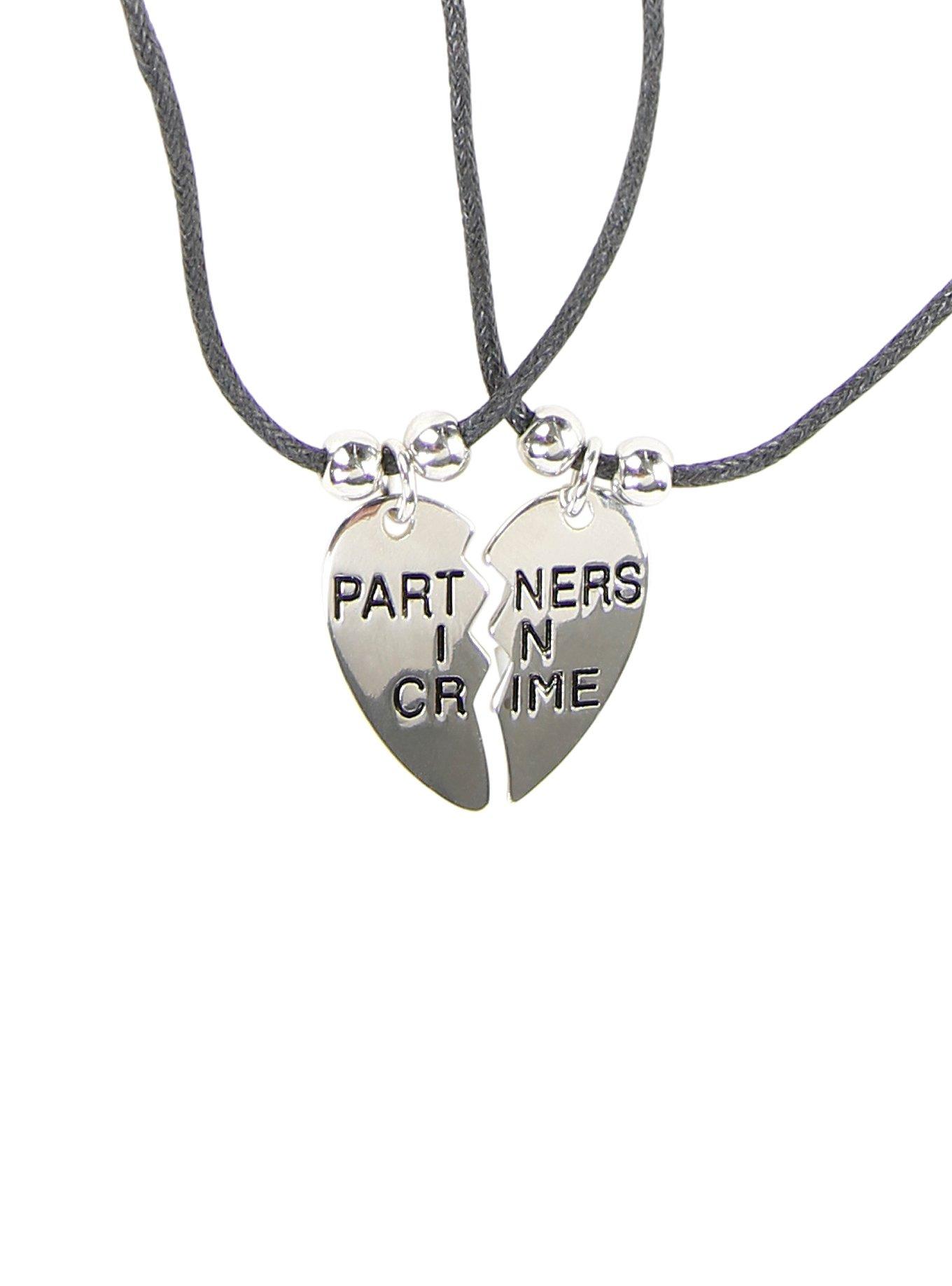 Partners In Crime Bff Cord Necklace Set Hot Topic