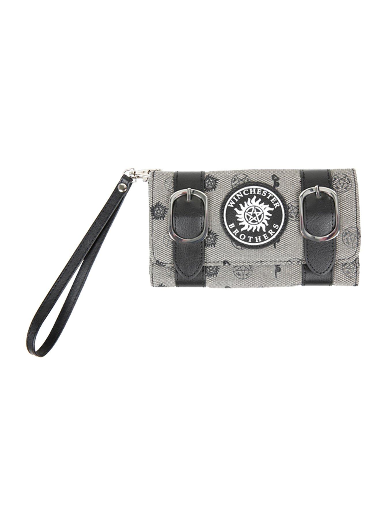 Supernatural Winchester Brothers Double Buckle Flap Wallet, , hi-res