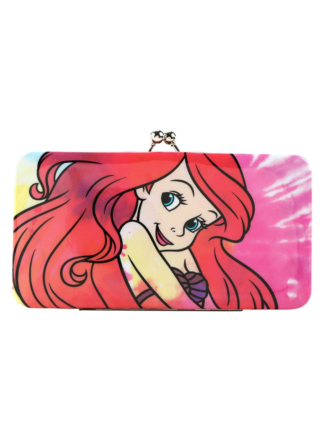 Loungefly Disney The Little Mermaid Ariel Tie Dye Kisslock Hinge Wallet, , hi-res