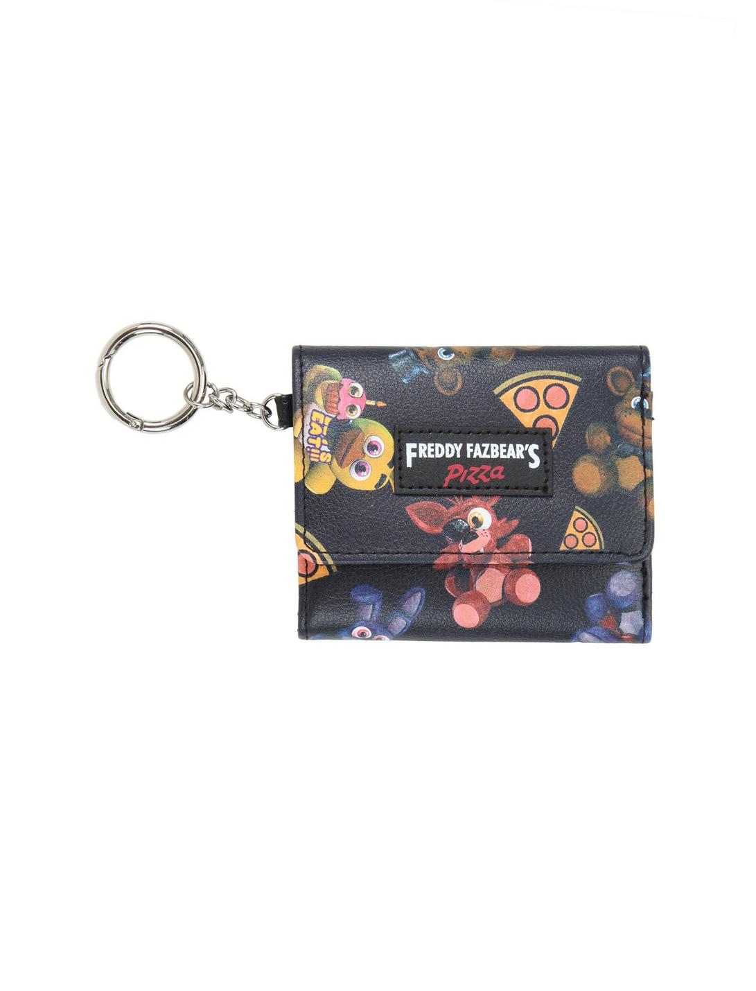 Five Nights At Freddy's Tossed Character Tri-Fold Wallet & Key Chain, , hi-res