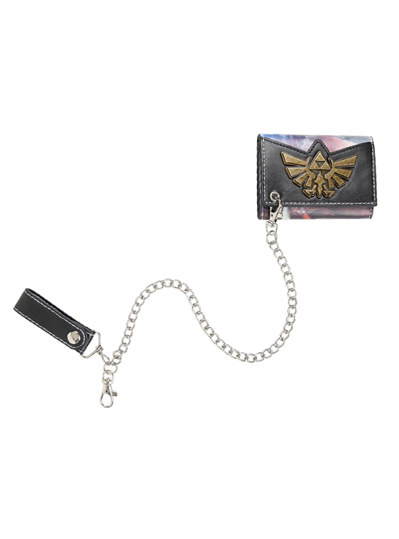 The Legend Of Zelda: Twilight Princess Tri-Fold Chain Wallet | Hot Topic