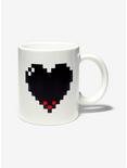 Pixel Heart Heat Changing Mug, , hi-res