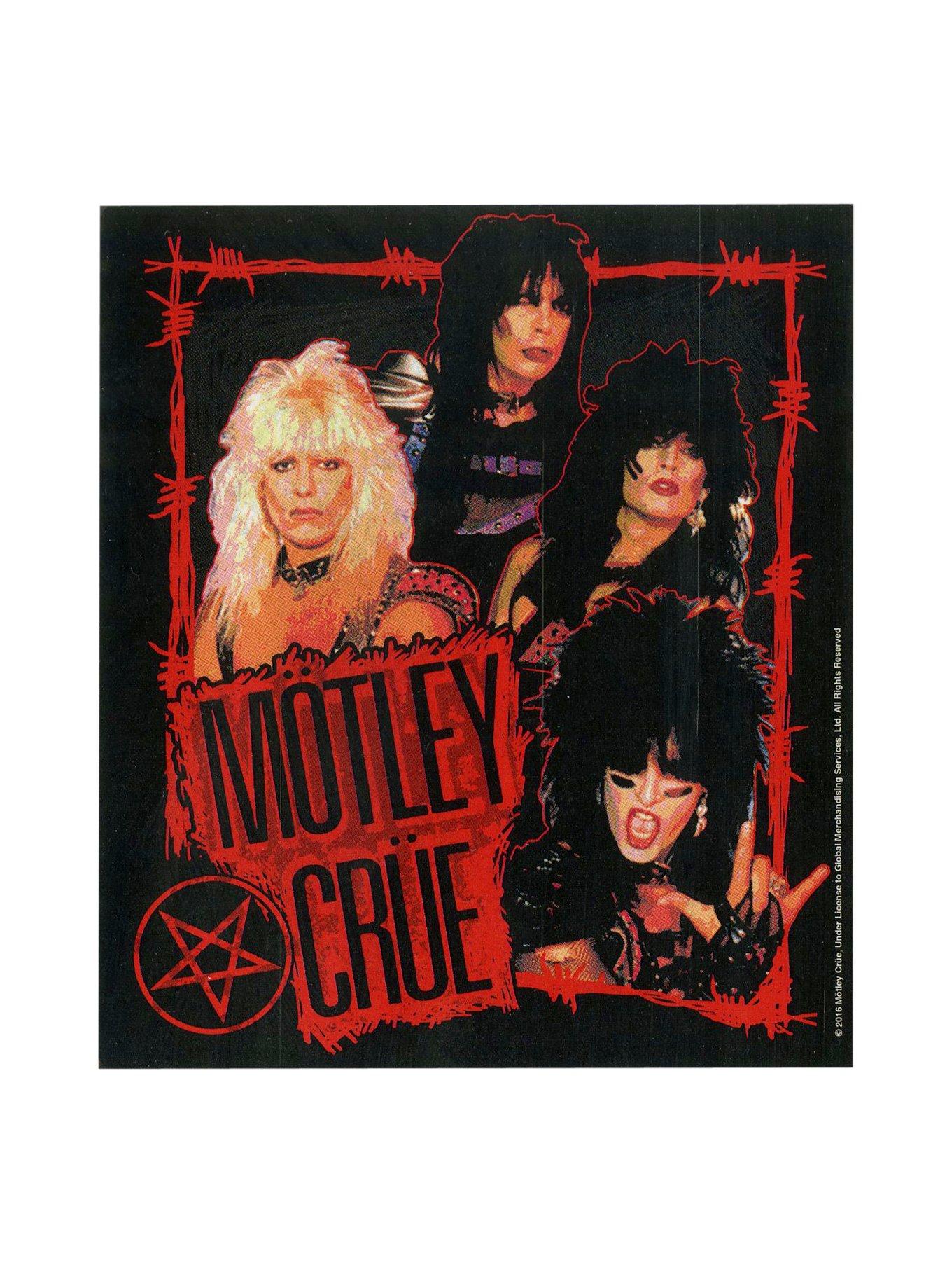 Motley Crue Group Sticker, , hi-res