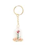 Disney Beauty And The Beast Enchanted Rose Key Chain, , hi-res