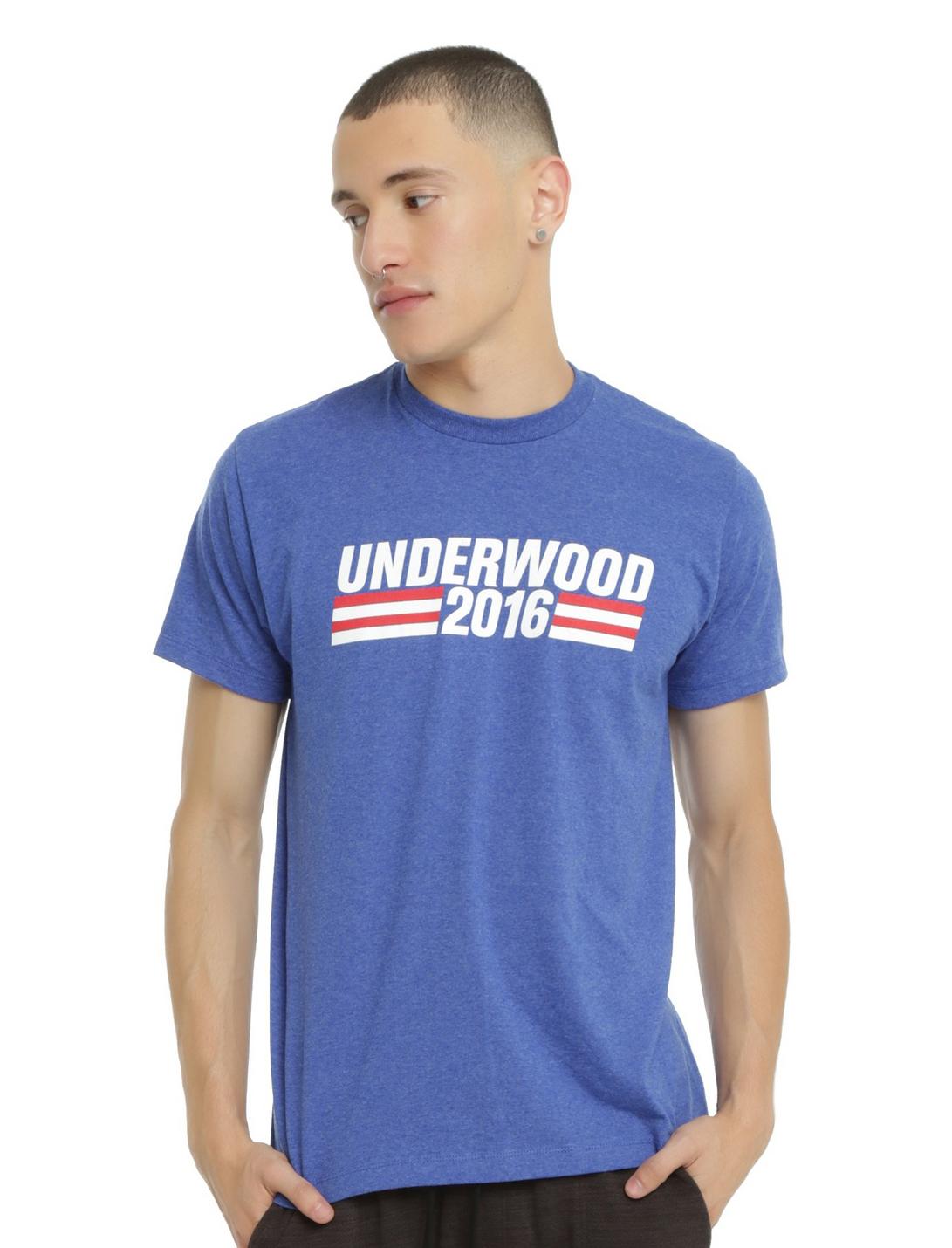 House Of Cards Underwood 2016 T-Shirt, BLACK, hi-res