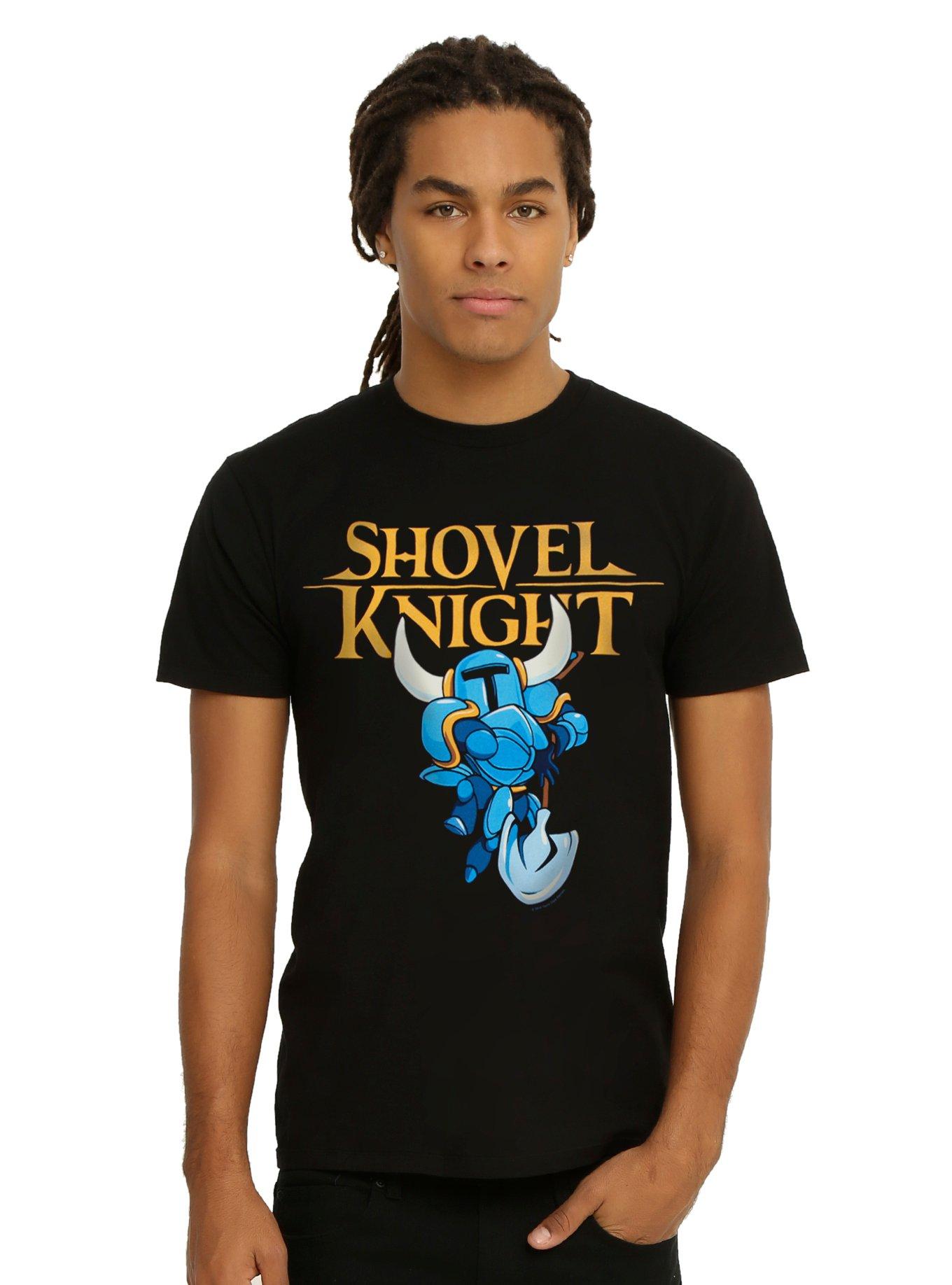 Shovel Knight Chibi Shovel Knight Logo T-Shirt, BLACK, hi-res