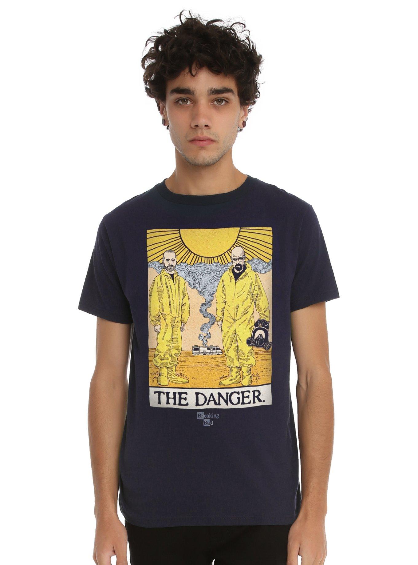 Breaking Bad The Danger Tarot Card T-Shirt, NAVY, hi-res