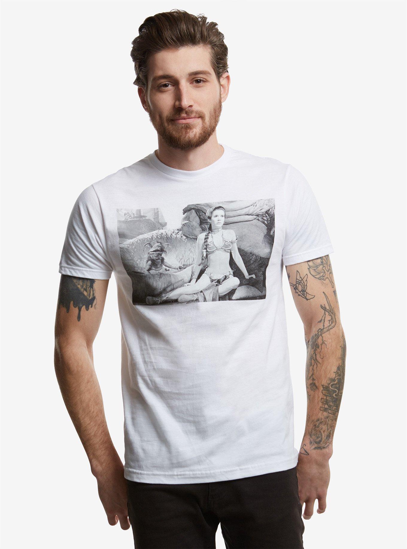 Star Wars Slave Leia T-Shirt, WHITE, hi-res