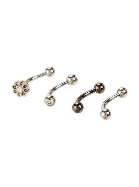 Steel Opal Filigree Brow 5 Pack | Hot Topic