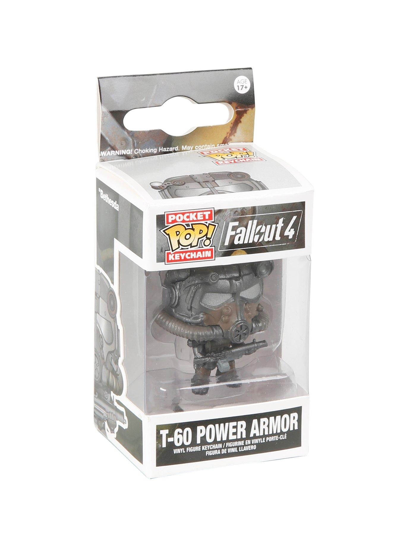 Funko Fallout 4 Pocket Pop! T-60 Power Armor Key Chain, , hi-res