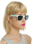 Mint Smoke Lens Retro Sunglasses, , hi-res
