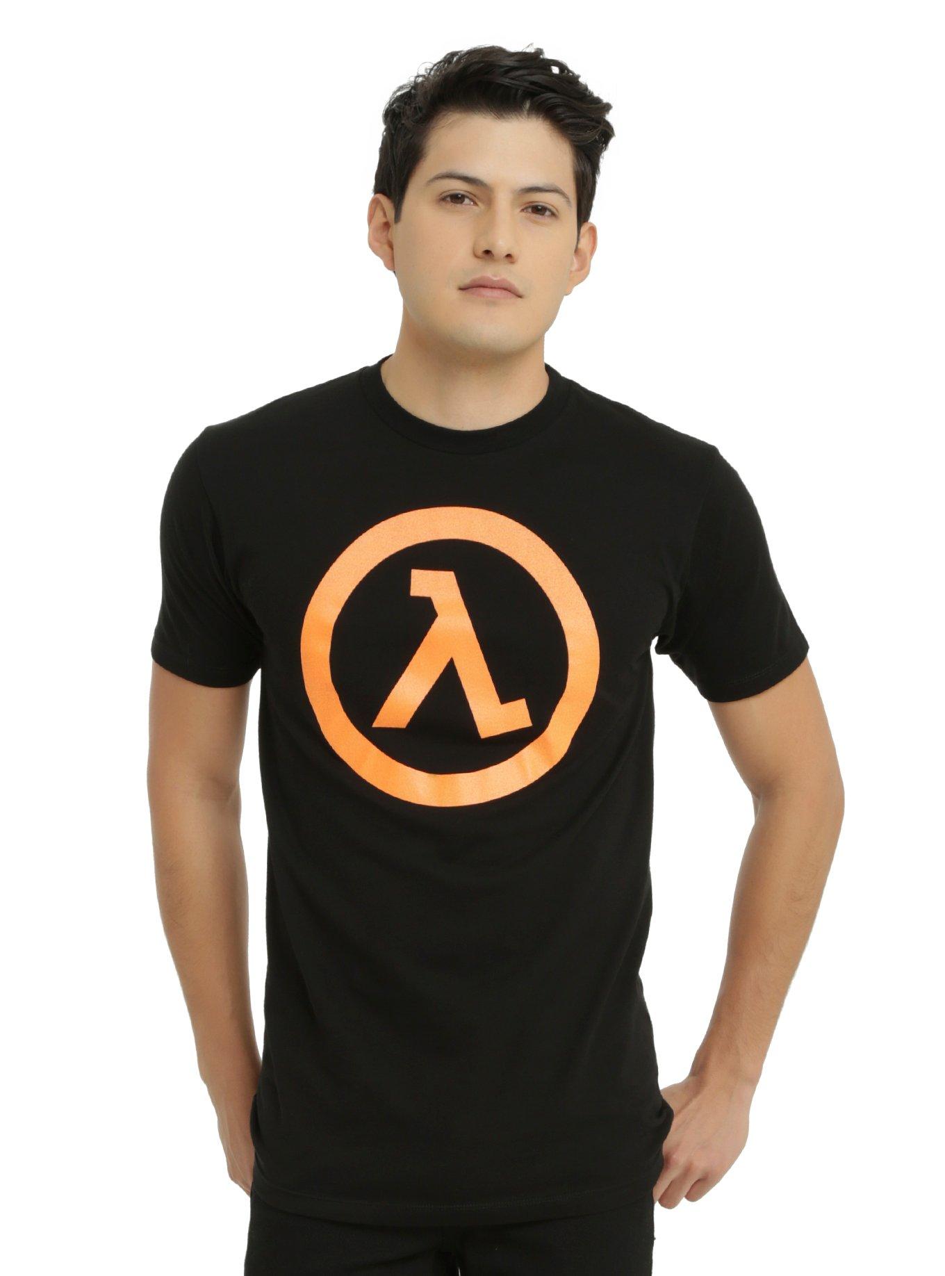 Half-Life Lambda Logo T-Shirt, BLACK, hi-res