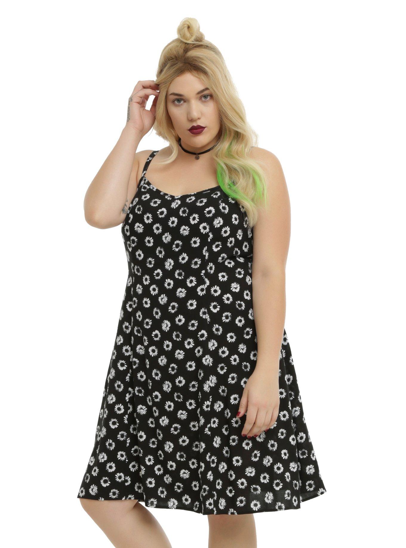 Deadly Daisy Tank Dress Plus Size | Hot Topic