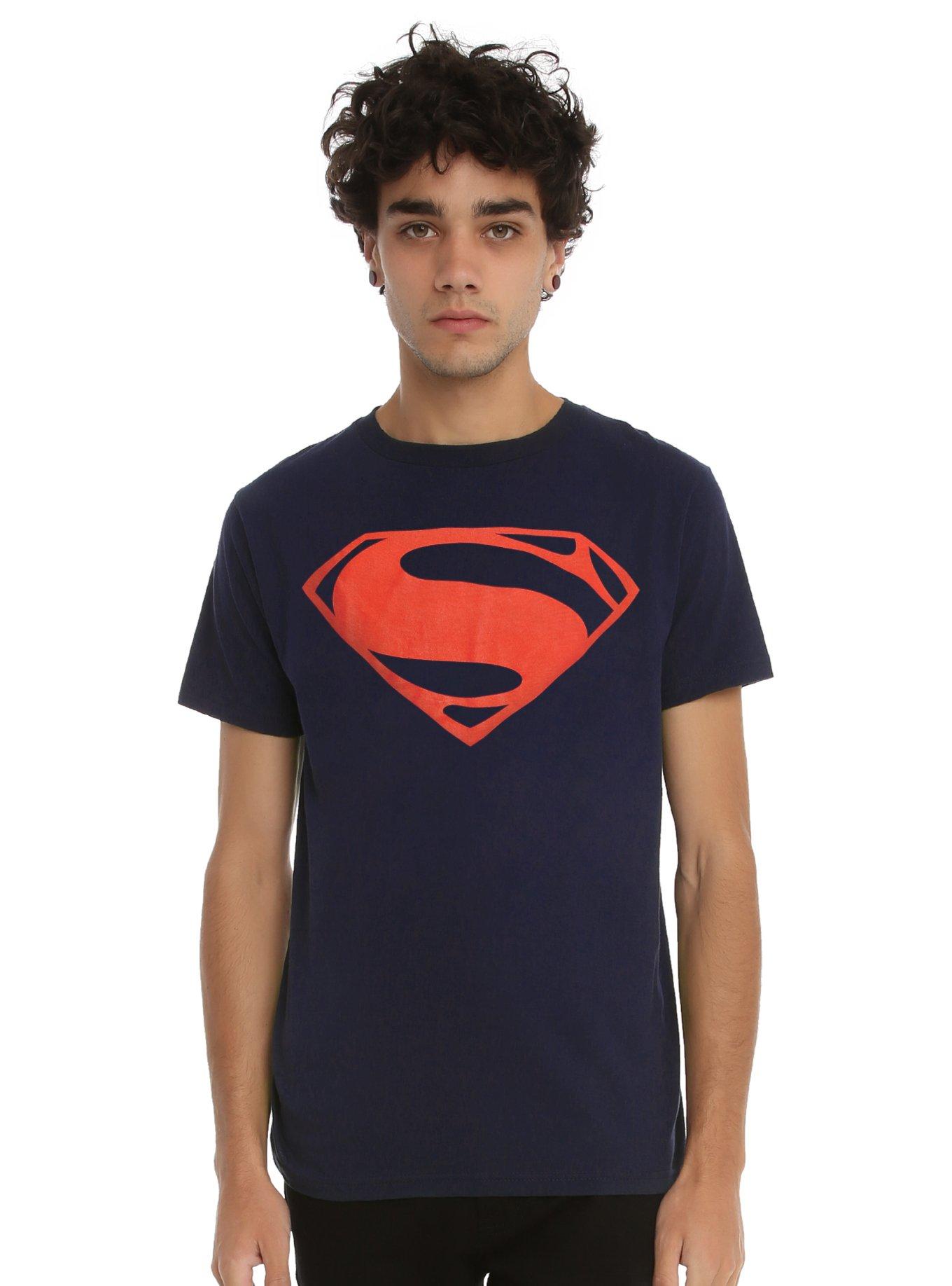 DC Comics Batman V Superman: Dawn Of Justice Superman Logo T-Shirt | Hot  Topic