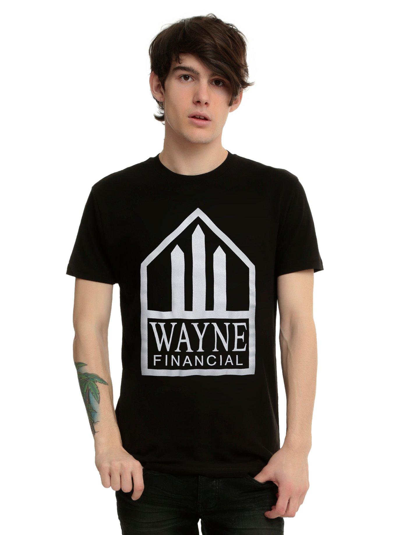 DC Comics Batman V Superman: Dawn Of Justice Wayne Financial T-Shirt, BLACK, hi-res