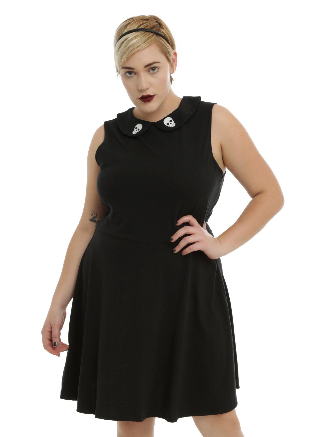 plus size black skater dresses Plus Size Margo Skater Dress main image 0