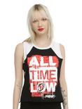 All Time Low Runaways Brick Girls Raglan Muscle Top, BLACK, hi-res