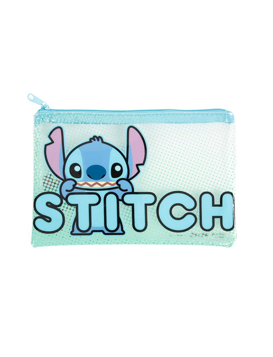 Disney Lilo & Stitch Clear Frosted Pencil Case, , hi-res