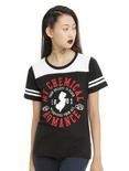 My Chemical Romance Girls Football T-Shirt, BLACK, hi-res