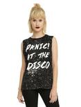 Panic! At The Disco Splatter Girls Muscle Top, BLACK, hi-res
