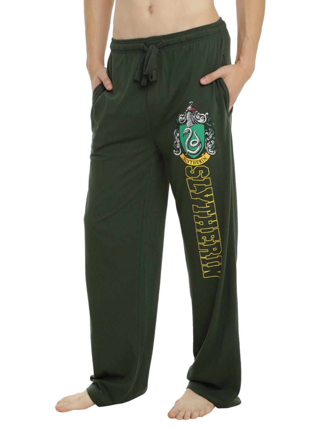 Harry Potter Slytherin Guys Pajama Pants, GREEN, hi-res