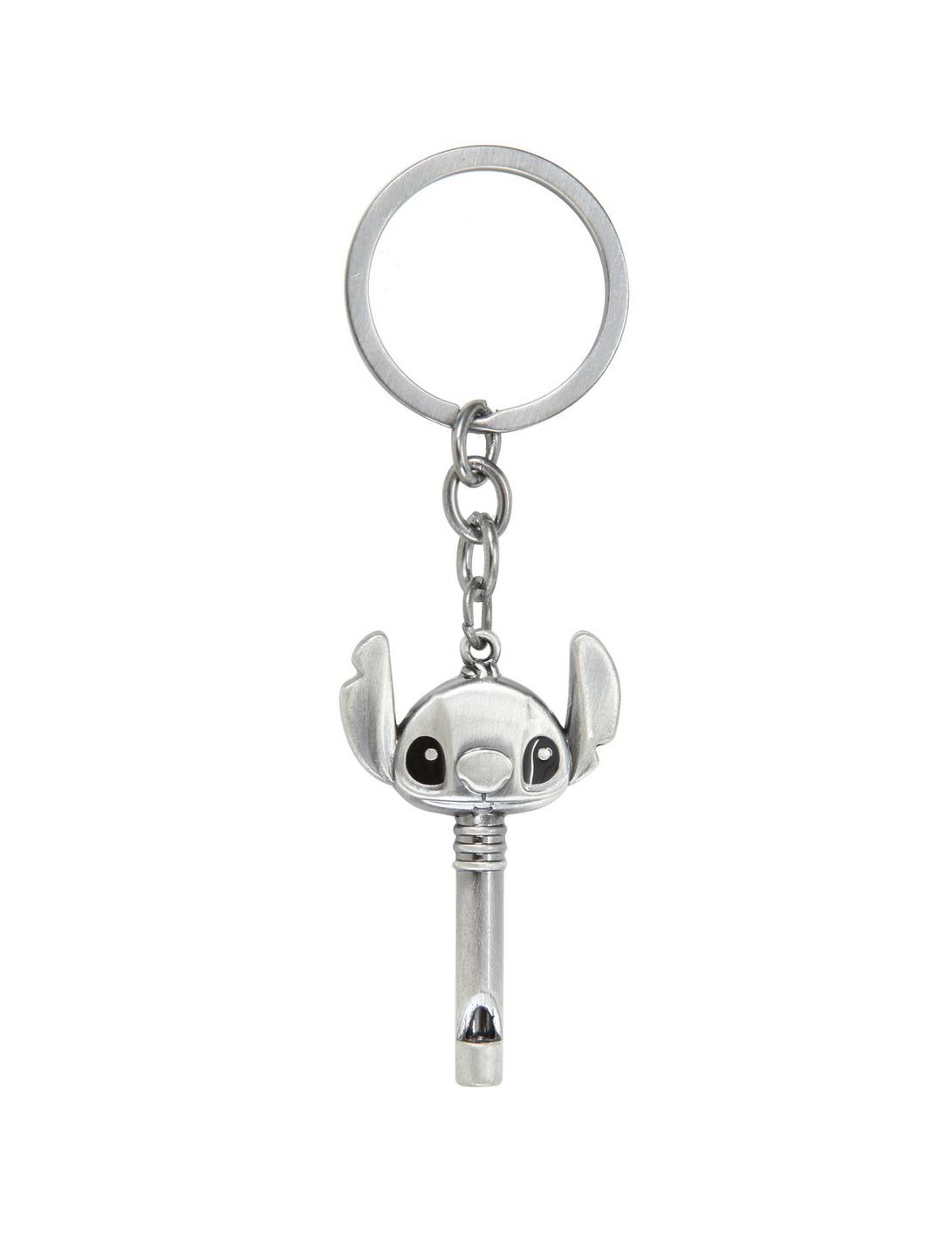 Disney Lilo & Stitch Whistle Metal Key Chain, , hi-res
