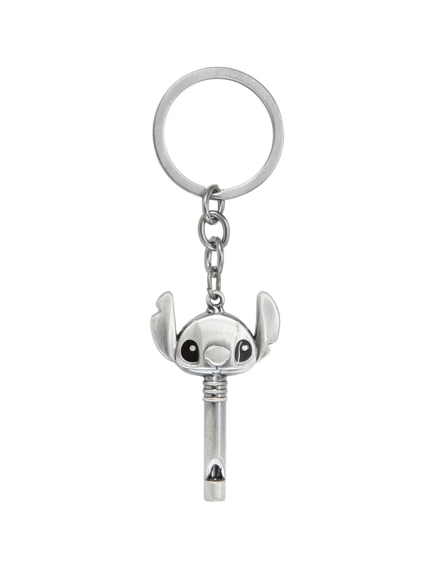 Disney Lilo & Stitch Whistle Metal Key Chain, , hi-res