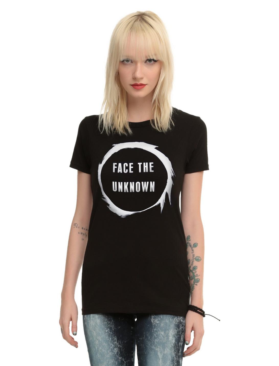 The Divergent Series: Allegiant Face The Unknown Girls T-Shirt, BLACK, hi-res