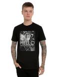 Hello From The Otter Side T-Shirt, BLACK, hi-res