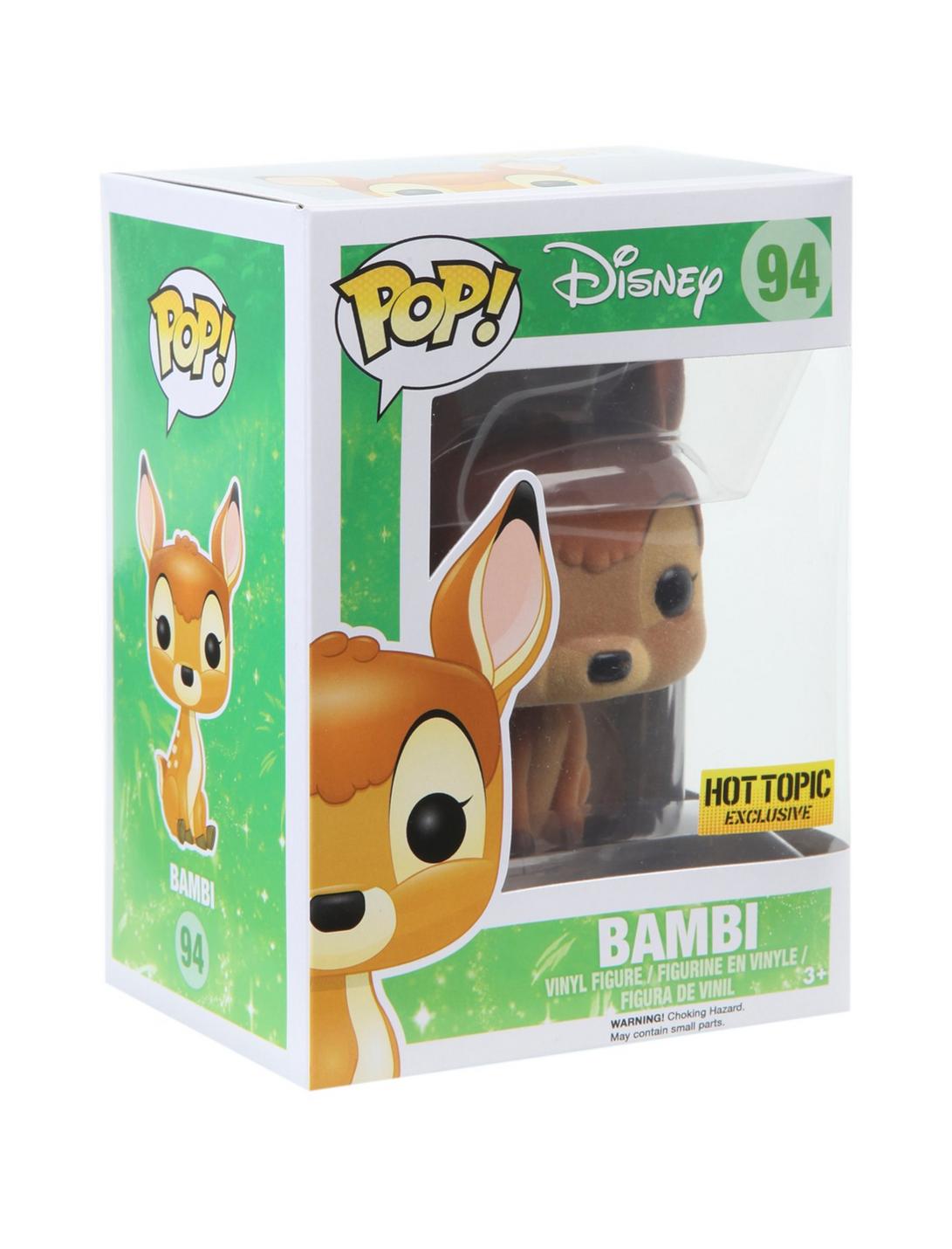 Funko Disney Pop! Bambi (Flocked) Vinyl Figure Hot Topic Exclusive, , hi-res