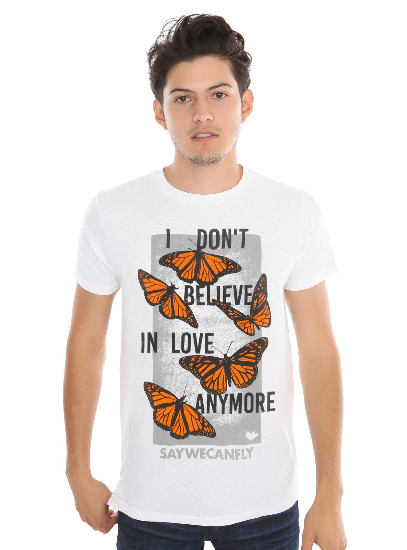 SayWeCanFly Butterflies T-Shirt, WHITE, hi-res