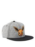 Pokemon Eevee Grey Snapback Hat, , hi-res