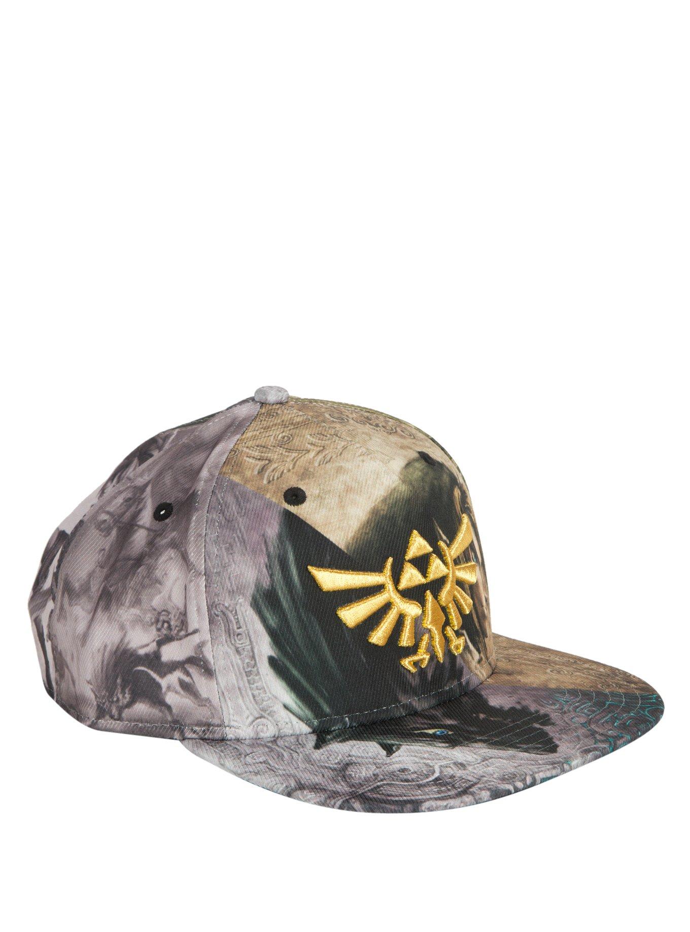 The Legend Of Zelda Twilight Princess Split Crown Snapback Hat, , hi-res