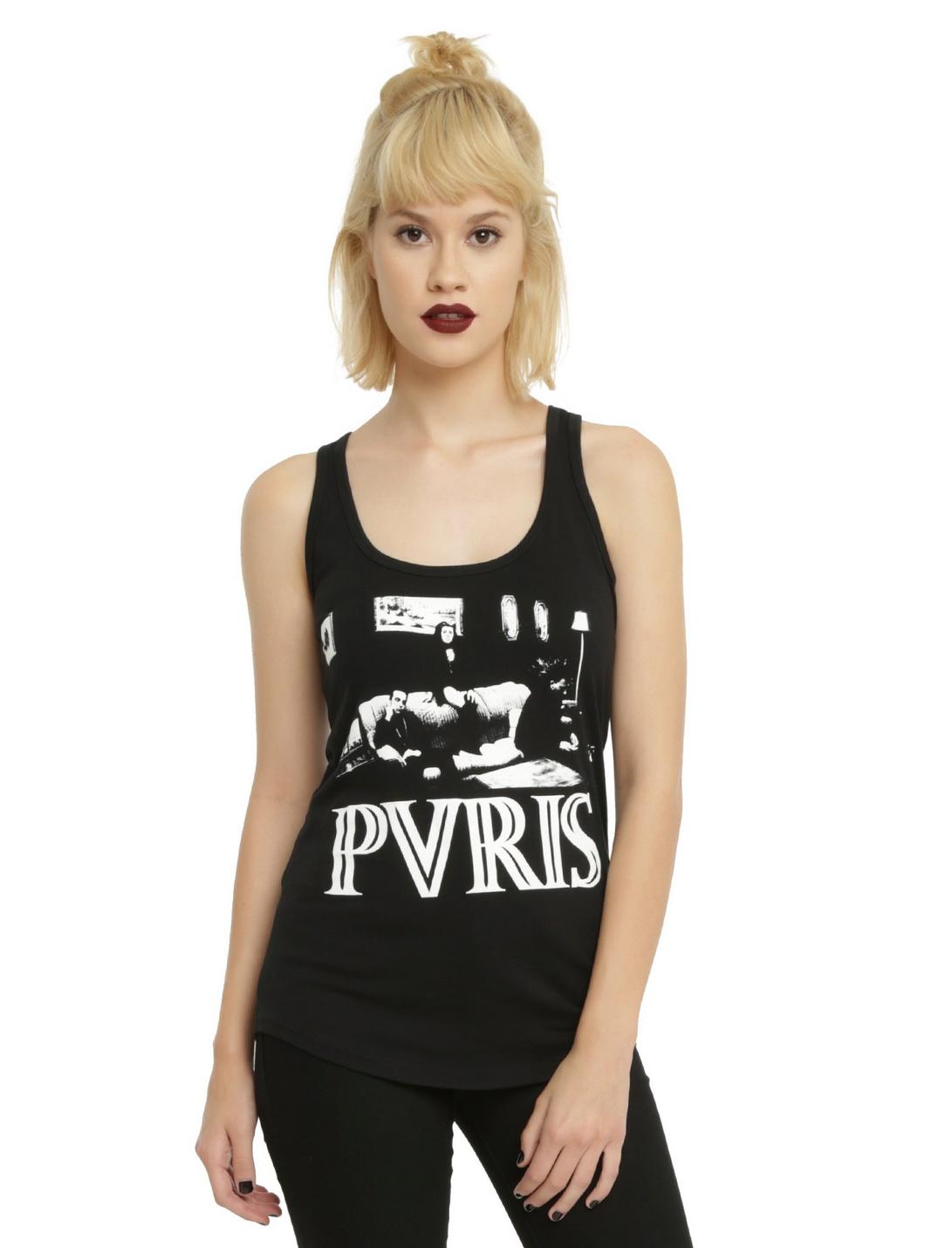 PVRIS My House Girls Tank Top, BLACK, hi-res