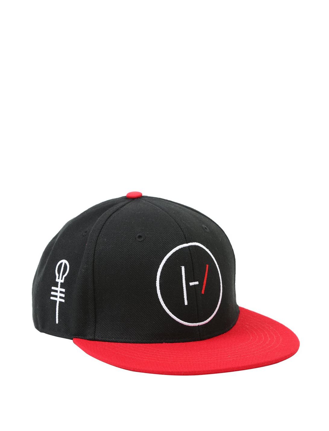 Twenty One Pilots Logo & Skeleton Clique Key Snapback Hat, , hi-res